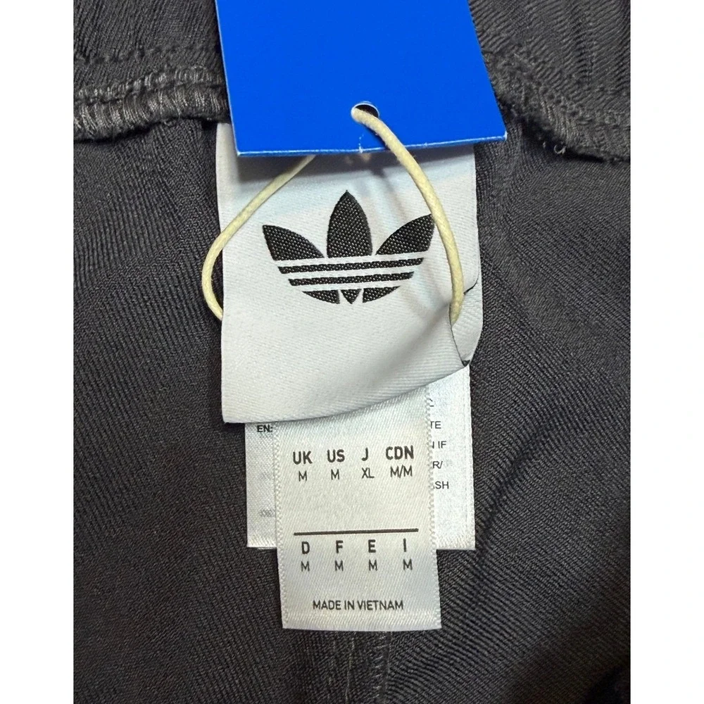 Adidas Manchester United Icon Track Pants Mens Grey Yellow (JN2815) Sz M